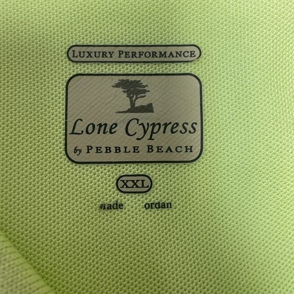 Lone Cypress Mens XXL 100% Polyester Short Sleeve Collared Polo Shirt - Picture 4 of 4